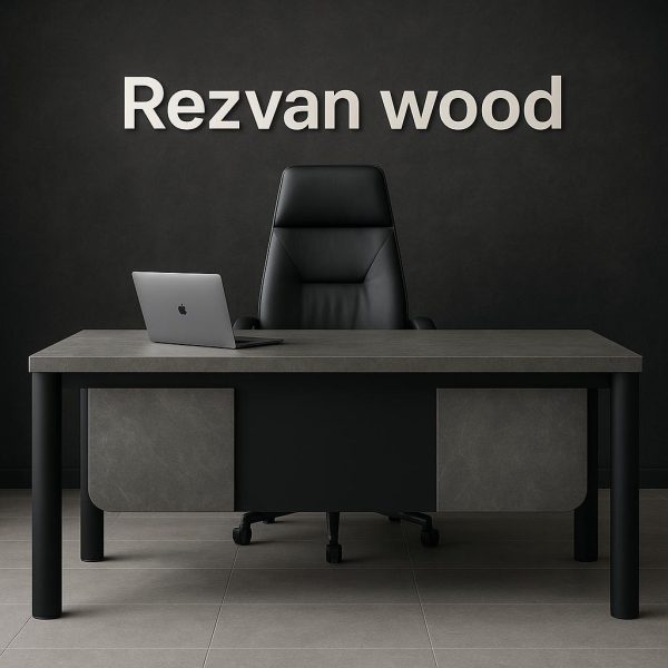 میز مدیریت چوبین نقش رضوان کد1003