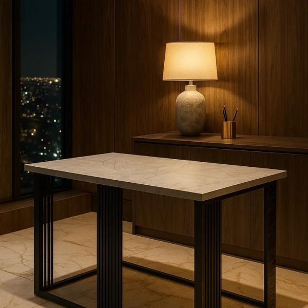 میز کارمندی چوبین نقش رضوان